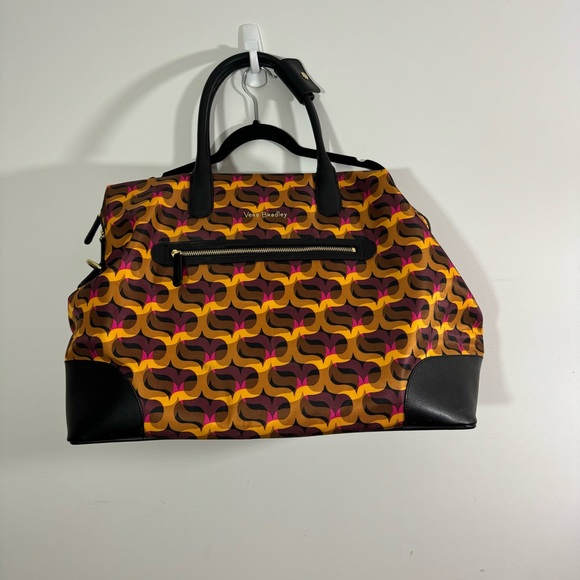 Vera Bradley Handbags - Vera Bradley Modern Lights Weekender Travel Bag Lighten Up Nylon Zip Tote